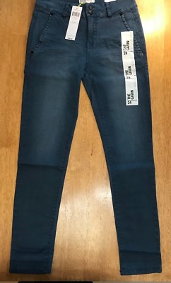 New! BCB Generation Jeans Women's size 24 Baby Blues Wash The Gavin Retail $98.