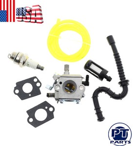 New Carburetor Carb Fuel Filter Spark Plug Gasket For Stihl 028AV Walbro WT-16B