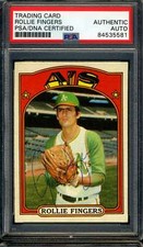 Rollie Fingers Cards, Rookie Card and Autographed Memorabilia Guide 35