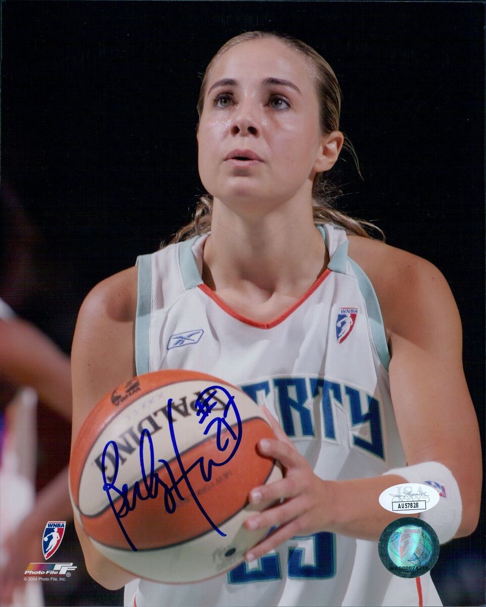 WNBA Becky Hammon サイン入り雑誌 Becky Hammon New York Liberty Signed 8x10 Glossy Photo JSA