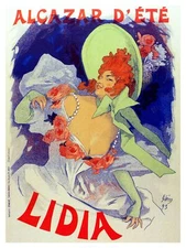 Alcazar D'ëÔ_te lidia nouveau Decoration Poster.Graphic Art Interior design 3231