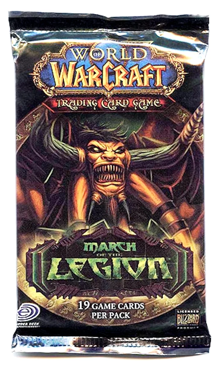 World of Warcraft TCG Sealed Collectible Card Game Packs for sale