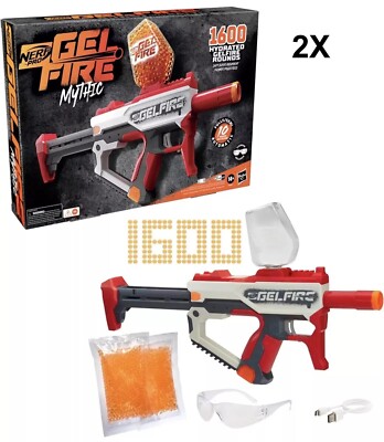 Nerf Pro Gelfire Range - Mythic Blaster, Uproar Blaster, Extra Gelfire Rounds