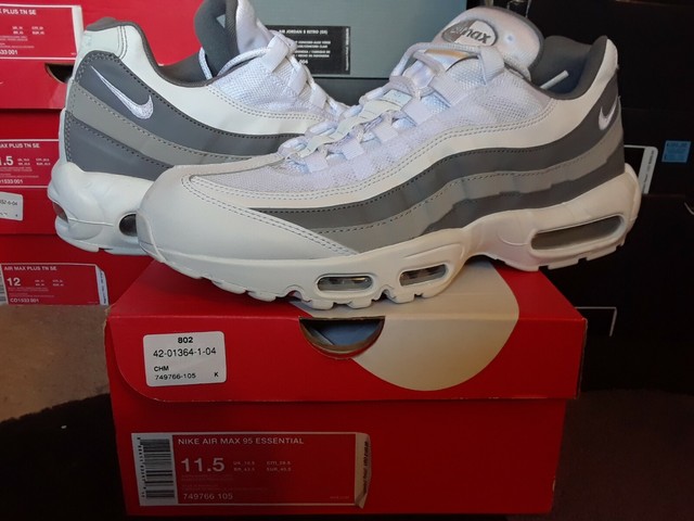air max 95 white cool grey wolf grey