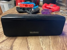 MusiBaby M71 Portable Speaker Bluetooth Working Tested AUX Music Spotify Pandora