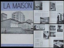 LA MAISON N°10 1958 HASSELBY GARD, ZELLICK, JACQUES DOLPHYN, MONTOIS COURTOIS