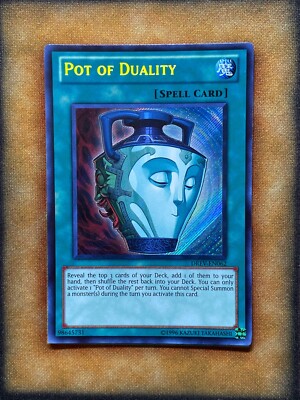 Yu-Gi-Oh! Pot Of Duality Super Rare Card - CT08-EN008 Limited Edition From 2011 Collector's Tins