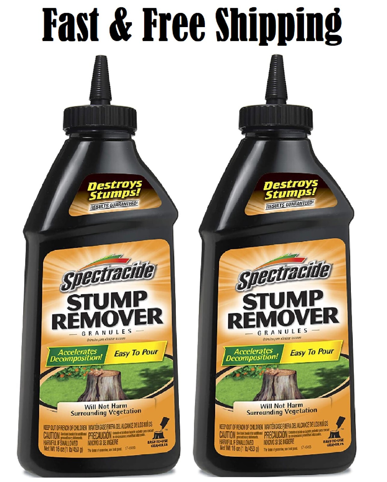 Spectracide 1 Lb Bottle Stump Remover Tree Stump 2pk eBay
