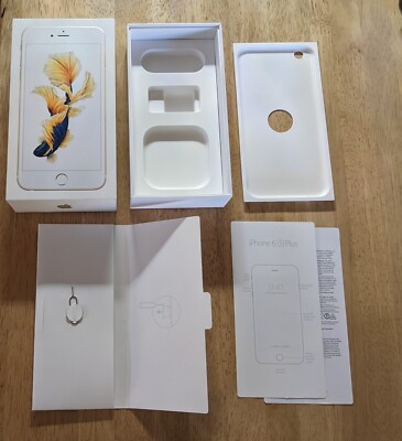 EMPTY BOX ONLY Apple iPhone 6s 6 S Plus 128GB Gold [NO PHONE