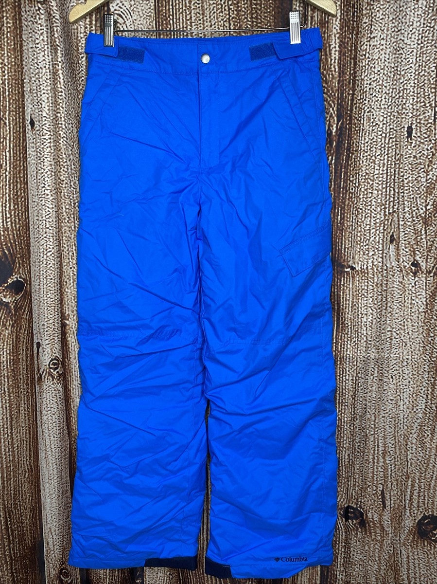 Columbia Youth Boy's Ice Slope II Ski Snow Pants Waterproof Blue
