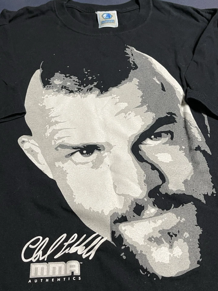 Vintage Chuck Liddell UFC T-Shirt Men's Large The Iceman Shirt MMA Fighting - Image 2 of 4