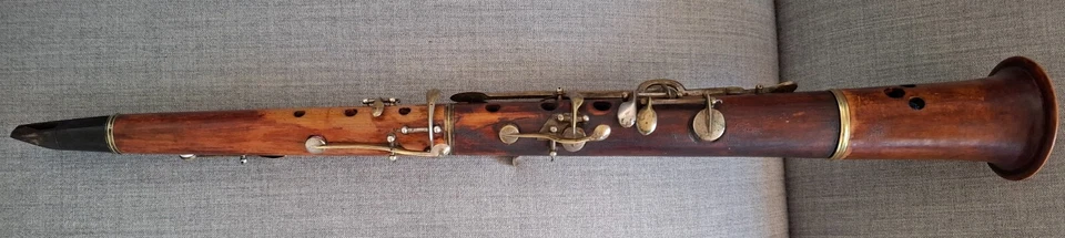 Taragot histórico de madera de arce húngaro Bb de 10 llaves de la década de 1870 Foto 3 de 4