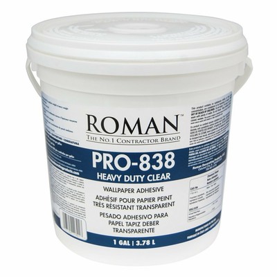 Roman Available 011301 Pro-838 1 Gal Heavy Duty Wallpaper Adhesive