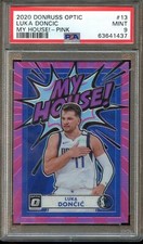 PSA 9 Mint 2020 Optic PINK My House Luka Doncic 1/25 eBay 1/1!!!