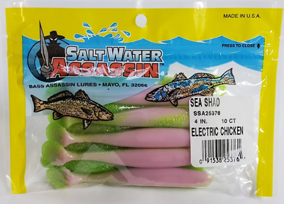 SaltWater Assassin Sea Shad Electric Chicken 4
