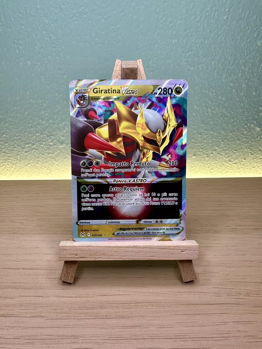 CARTA POKEMON GIRATINA V ASTRO 131/196 ORIGINE PERDUTA in Italiano