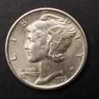 1939 ** D** MERCURY HEAD SILVER DIME ***NICE COIN!*** - FREE SHIPPING! M4052