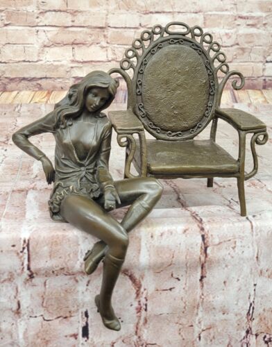 Bronze Sculpture Nude Naked Woman Museum Quality Artwork Figurine Sale Deco Gift - 第 8/10 張圖片