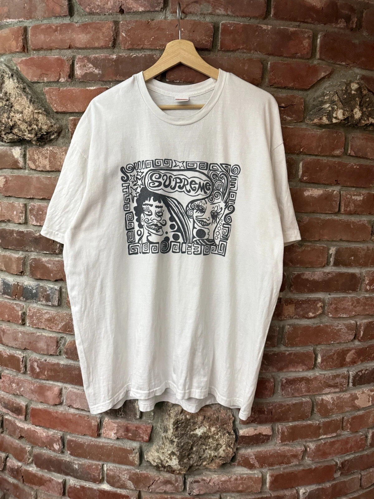 Tee shirt Supreme Faces XL par Tabboo FW18 2018