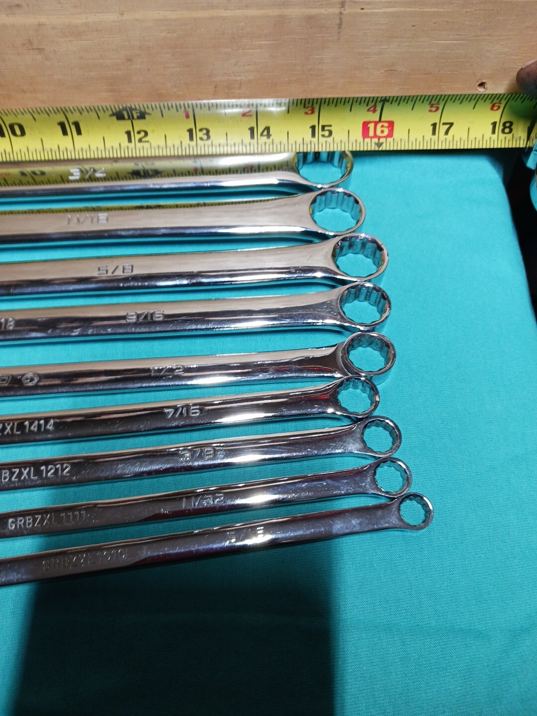 Matco Long Handle Ratcheting Wrench Set Zero Offset 9pc. 5/163/4" eBay