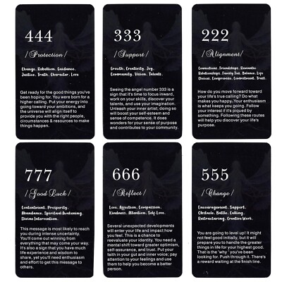 ＡＮＧＥＬ　ＣＡＲＤ Angel Number Oracle Cards: 56 Oracle Card Deck with numeric angel