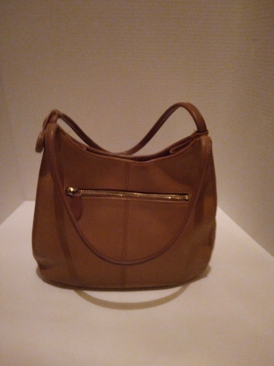 Monsac Original vintage tan leather shoulder bag | eBay display picture 1