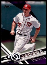 2017 Topps Toys R Us Purple Parallel #252 Clint Robinson Washington Nationals