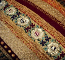 24" Patchwork Cushion Cover Ethnic Sofa Cover Ind Decorative Bohemian Home Décor