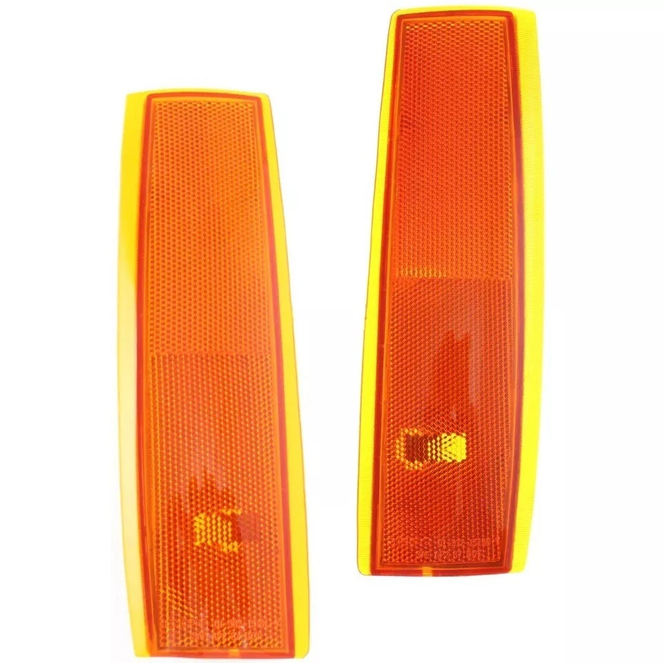 New Front Corner Light Left & Right Set of 2 Fits 1988-1993 GMC K1500 K2500 Foto 2 de 4