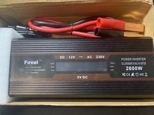 Power Inverter Modified Sine Wave 1500w/2000w/2600w LCD Display Solar Convert