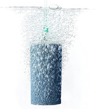 2 PCS Large Air Stones Cylinder, 4 X 2 Inch Aerator Bubble Diffuser for Ponds...