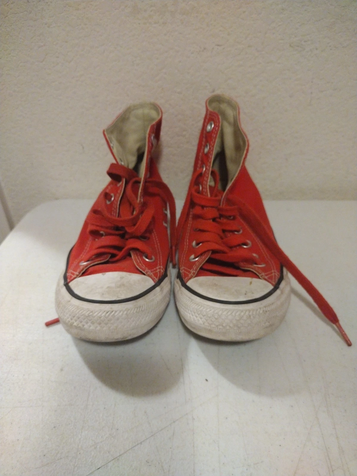 Converse All Star rosse taglia 7 5 modello 9621 usate.