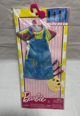 Barbie Fashions Painting Pretty Artist Barbie Doll Outfit With Color Palette New