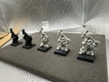 Warhammer Fantasy Dwarfs 5x Hammerers Metal OOP Marauder 1990s Dwarves