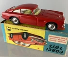CORGI TOYS #218 ASTON MARTIN DB4 WITH ITS BOX MISSING INNER FLAP VNM *VINTAGE*