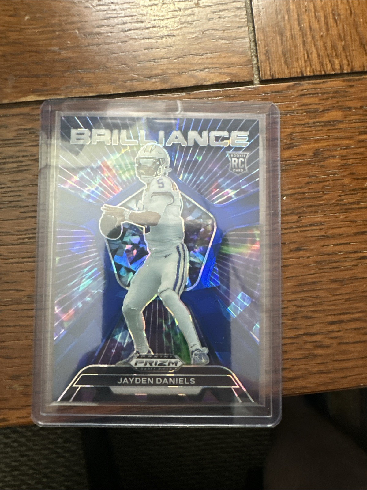 2024 Panini Prizm Draft Picks - Brilliance Jayden Daniels Blue Ice Prizm /99 RC