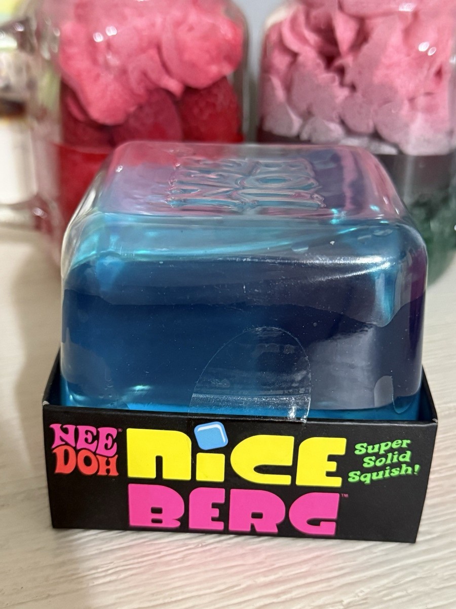 Authentic NeeDoh Nice Berg Blue XL Big Giant Nee Doh Niceberg