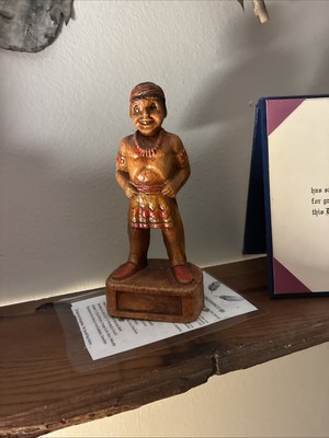 Vintage 1953 Multi-Products Inc. Molded Native American Indian Brave