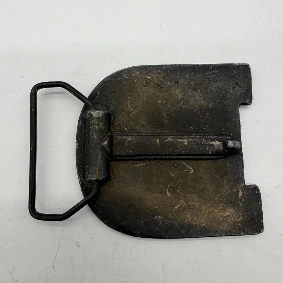 Vintage Denver Broncos Belt Buckle Brass Throwback Classic Letter "D"  - Image 4 of 4