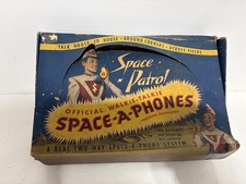 Space Patrol Space-A-Phones Walkie Talkie Rare Toy