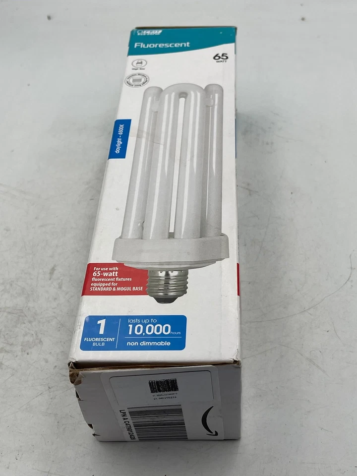 Feit Electric Fluorescent Bulb 65W Daylight 6500K Standard Mogul Base 1-Pack - Image 3 of 4