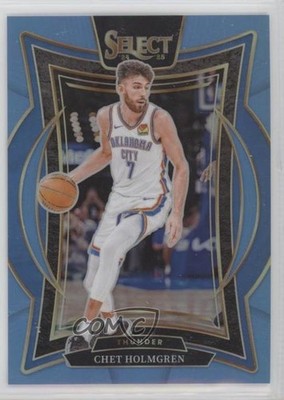 2024-25 Panini Select Concourse Light Blue Prizm 277/299 Chet Holmgren #1 1jk8