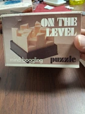 1982 Mag-Nif On The Level Mind Boggling Puzzle Original Box Complete Vintage