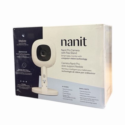 Nanit Pro Smart Baby Monitor & Flex Stand - 1080p Secure Wi-Fi Video Camera,...