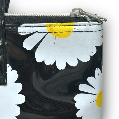 Delia's Insulated Daisy Black Cooler Lunch Beach Bag Retro 90s Style Floral Chic - Picture 8 of 17