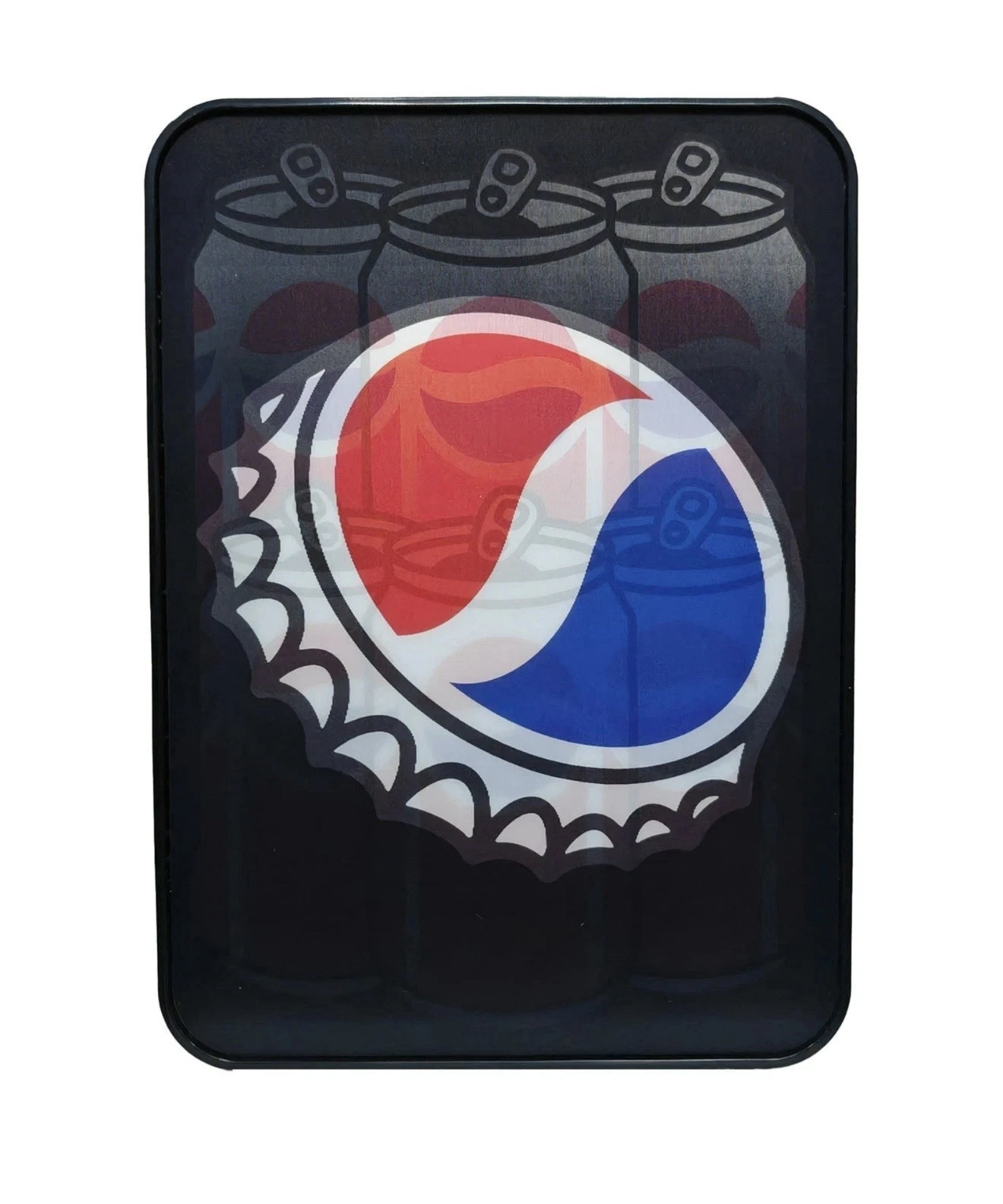 Pepsi Lenticular Mini Fridge 4L 6-Can Compact Beverage Cooler 3D Animated Logo🆕
