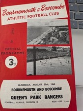 bournmouth v qpr division 3 20/8/1960