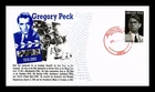DR JIM STAMPS US COVER GREGORY PECK LEGENDS OF HOLLYWOOD FDC PANDA THERMOGRAPHED