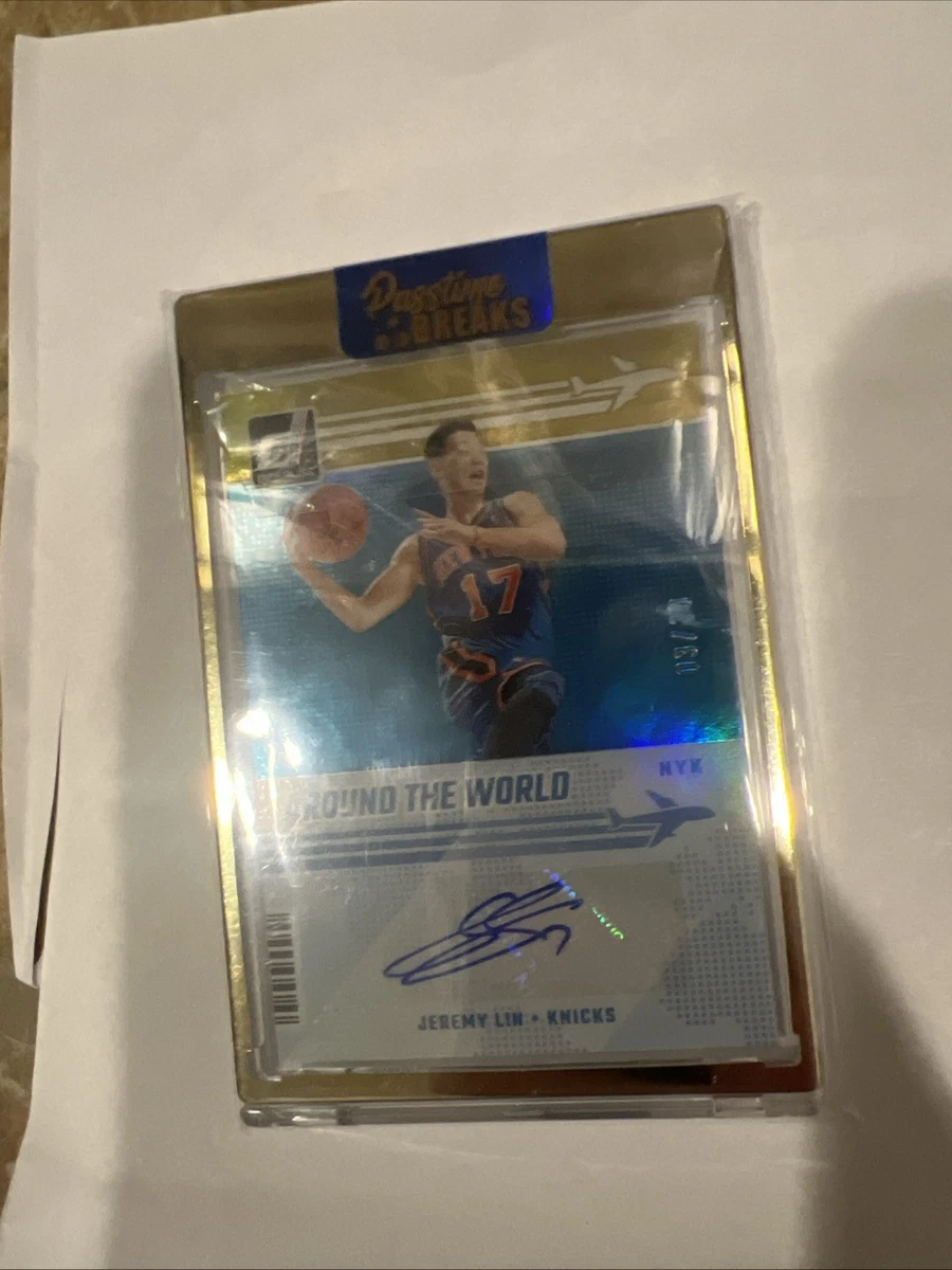 Panini Jeremy Lin Basketball Autographed Sports Trading Cards