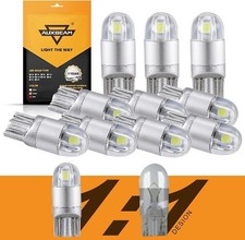 194 LED Bulbs White, Super Bright 168 T10 W5W 2825 L Color: WhiteSize: 10 Pack